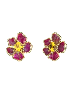 PENDIENTES GUESS SEÑORA ACERO FLORIS JUBE06108JWYGMCT-U                                             
