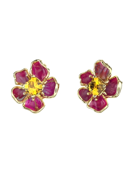 PENDIENTES GUESS SEÑORA ACERO FLORIS JUBE06108JWYGMCT-U                                             