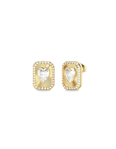 PENDIENTES GUESS ACERO SEÑORA CRYSTAL LOVE JUBE06357JWYGT-U                                         