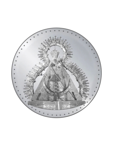 ESTUCHE ARRAS PLATEADAS VIRGEN DE LA CABEZA                                                         