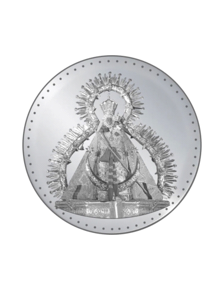 ESTUCHE ARRAS PLATEADAS VIRGEN DE LA CABEZA                                                         