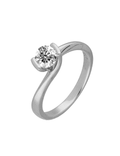 ANILLO BRIZZLING PLATA CON DIAMANTE MOISSANITA TALLA 16 BMR142.16                                   