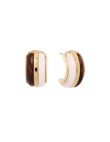 PENDIENTES VIDAL&VIDAL MINI CAMEL CON ACETATO Y RESINA X48634                                       