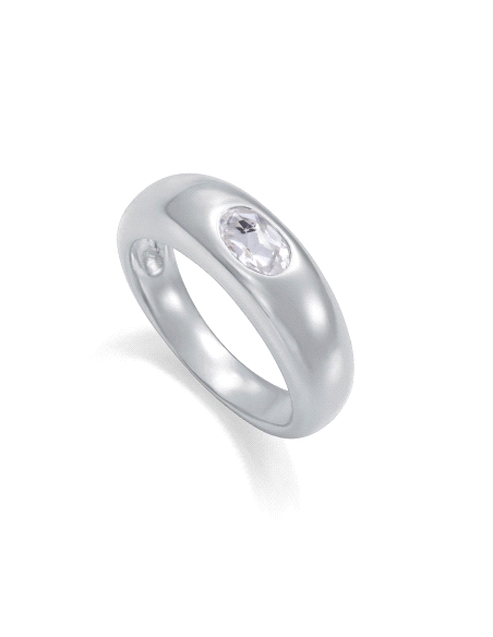 ANILLO VICEROY SEÑORA ACERO CHAPADO PLATA TALLA 16 14458A01600                                      