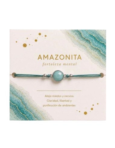 PULSERA THAIBA PLATA AMAZONITA                                                                      