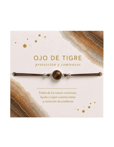 PULSERA THAIBA PLATA OJO DE TIGRE                                                                   