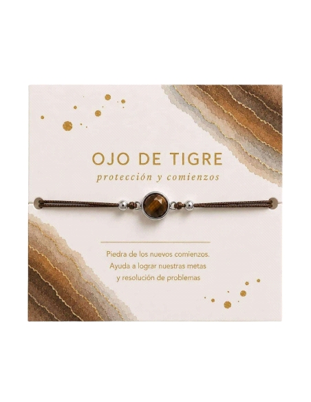 PULSERA THAIBA PLATA OJO DE TIGRE                                                                   