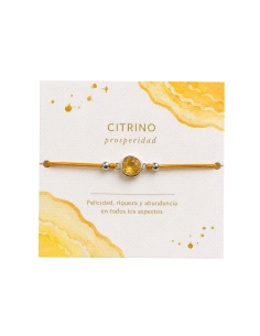 PULSERA THAIBA PLATA CITRINO                                                                        