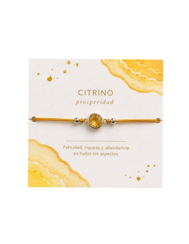 PULSERA THAIBA PLATA CITRINO                                                                        