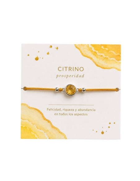 PULSERA THAIBA PLATA CITRINO                                                                        