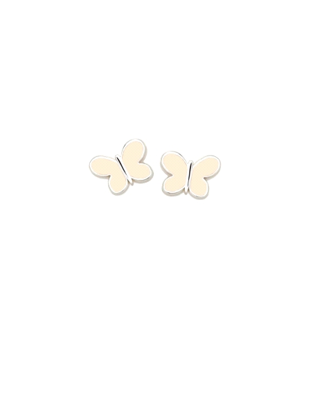 PENDIENTES PLATA AGATHA RUIZ DE LA PRADA SUPERAGATHA PASTEL MARIPOSA                                