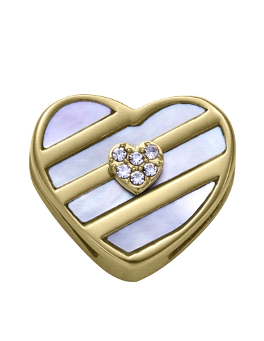 MOTIVO VICEROY SEÑORA ACERO IP DORADO MADREPERLA CORAZON 14417M01012                                