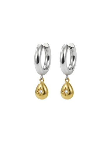 PENDIENTES LOTUS STYLE SEÑORA BICOLOR LAGRIMA LS2780-4/3                                            