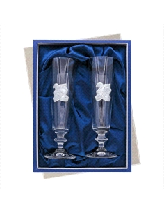 ESTUCHE COPAS CONMEMORATIVAS CRISTAL 25 ANIVERSARIO