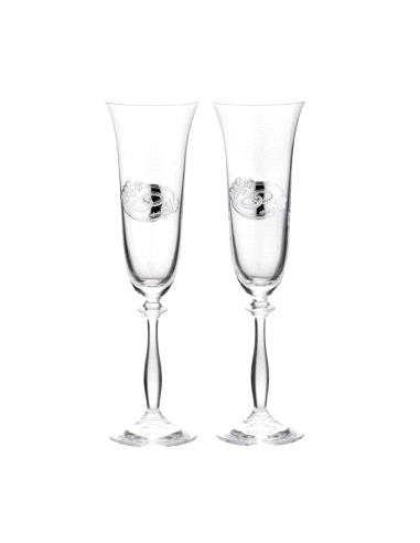 ESTUCHE COPAS CONMEMORATIVAS CRISTAL ALIANZAS