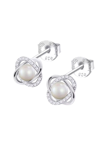 PENDIENTES LOTUS SILVER SEÑORA FLOR PERLAS LP3094-4/1                                               