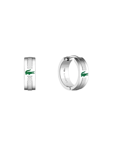 PENDIENTES LACOSTE CABALLERO ACERO STENCIL 2040628                                                  