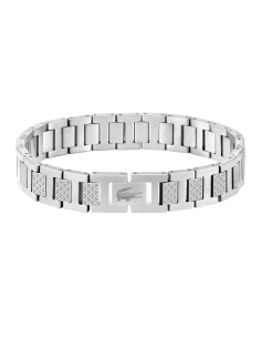 PULSERA LACOSTE CABALLERO ACERO METROPOLE 2040117