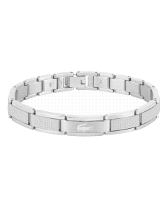 PULSERA LACOSTE CABALLERO ACERO STENCIL 2040188                                                     