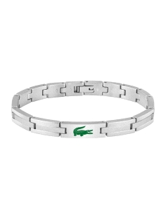 PULSERA LACOSTE CABALLERO ACERO STENCIL 2040625                                                     