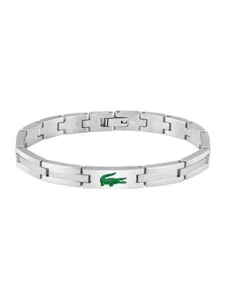 PULSERA LACOSTE CABALLERO ACERO STENCIL 2040625                                                     