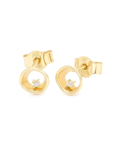 PENDIENTES BRIZZLING PLATA MOISSANITA X GRETA WAGNER BGW026E                                        