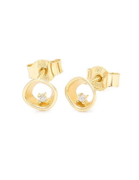 PENDIENTES BRIZZLING PLATA MOISSANITA X GRETA WAGNER BGW026E                                        