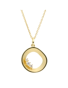 GARGANTILLA BRIZZLING PLATA Y MOISSANITA X GRETA WAGNER BGW026N-G                                   