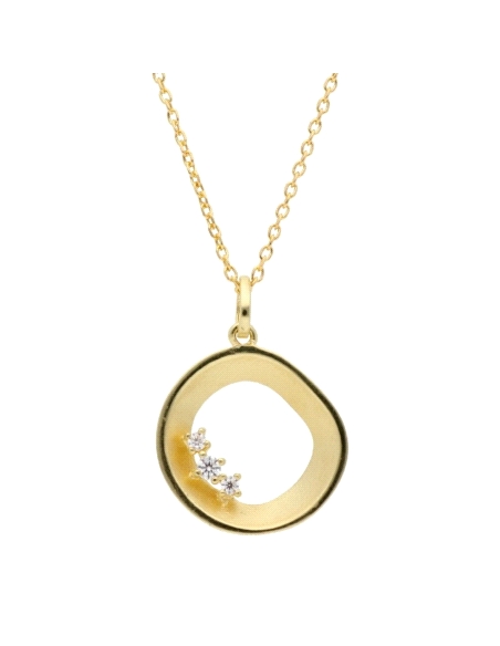 GARGANTILLA BRIZZLING PLATA Y MOISSANITA X GRETA WAGNER BGW026N-G                                   