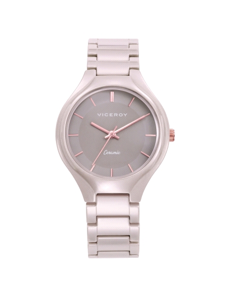 RELOJ VICEROY SEÑORA CERAMICA GRIS 41172-17                                                         