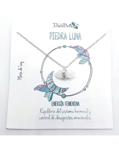 GARGANTILLA THAIBA PLATA PIEDRA LUNA                                                                