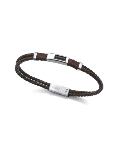 PULSERA VICEROY CABALLERO ACERO PIEL MARRON 14400P01011                                             