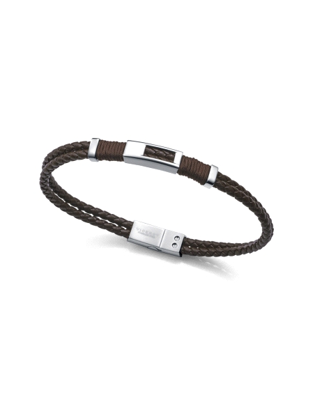 PULSERA VICEROY CABALLERO ACERO PIEL MARRON 14400P01011                                             