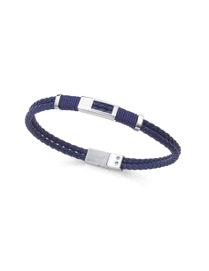 PULSERA VICEROY CABALLERO ACERO PIEL AZUL 14400P01013                                               