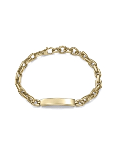 PULSERA VICEROY CABALLERO ACERO IP DORADO PLACA 15218P01012                                         