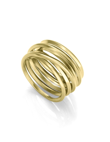 ANILLO VICEROY SEÑORA ACERO IP DORADO TALLA 16 75457A01612                                          