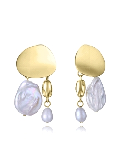 PENDIENTES VICEROY SEÑORA ACERO PERLA NATURAL 15187E01012                                           
