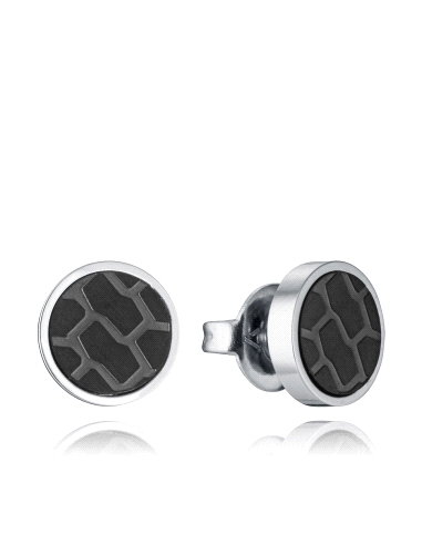 PENDIENTES VICEROY CABALLERO ACERO E IP NEGRO 14326E01010                                           