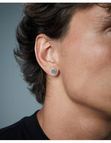 PENDIENTES VICEROY CABALLERO ACERO E IP NEGRO 14326E01010                                           